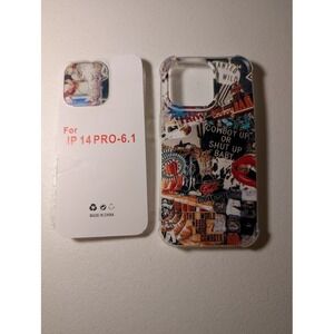 Cowboy Collage iPhone 14 Pro Case 6.1" Western Style Hard Cover